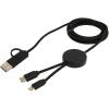 Citala 5-in-1 recycled plastic 150 cm data sync and 27W fast charge cable