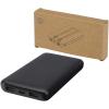 Adhil 10.000 mAh 10W recycled plastic power bank with 2 built-in cables