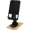 Alfirk recycled plastic foldeable desk phone stand with bamboo details