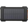 Altair 5000 mAh 10W recycled plastic rugged solar power bank with built-in torch