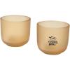 Male 200 ml glass cups - set of 2
