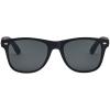 Arlo bamboo sunglasses with black coating