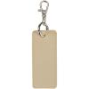 Resi Plus GRS recycled rectangle charm keychain
