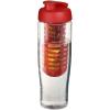 H2O Active® Tempo 700 ml flip lid sport bottle & infuser