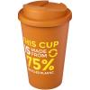 Americano® Eco 350 ml recycled tumbler with spill-proof lid
