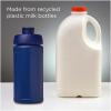 Baseline 500 ml recycled sport bottle with flip lid