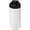 Baseline 500 ml recycled sport bottle with flip lid