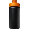 Baseline 500 ml recycled sport bottle with flip lid