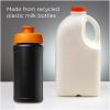 Baseline 500 ml recycled sport bottle with flip lid