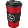 Americano® 350 ml tumbler with grip & spill-proof lid