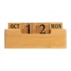 Calendar perpetuu din bambus