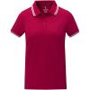Amarago short sleeve women's tipping polo