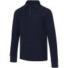 Zeus long sleeve unisex half zip polo