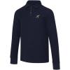 Zeus long sleeve unisex half zip polo