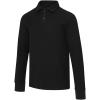 Zeus long sleeve unisex half zip polo