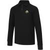 Zeus long sleeve unisex half zip polo