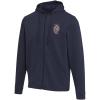 Jasper 280 g/m² OCS organic recycled unisex full zip hoodie
