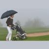 Umbrelă automată golf pongee cu protecţie antivânt