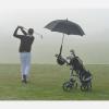 Umbrelă automată golf pongee cu protecţie antivânt