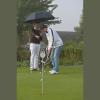 Umbrelă automată golf pongee cu protecţie antivânt