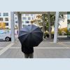 Umbrelă RPET cu mâner din bambus