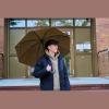 Umbrelă lux cu înveliș dublu din poliester