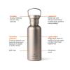Nordic Drift Trail Ultra Light Titanium 600ml Water Bottle