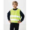 GRS recycled PET high-visibility safety vest 7-12 years