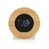 Utah RCS rplastic and bamboo LCD desk clock