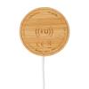10W bamboo magnetic wireless charger