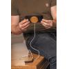10W bamboo magnetic wireless charger