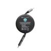 Terra RCS recycled aluminium retractable 240W 2-in-1 cable