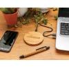 Bamboo 5W round wireless charger