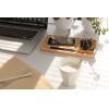 Bamboo desk organiser 5W wireless charger