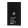 RCS recycled plastic/aluminium 4000mah powerbank with type C