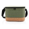 Two tone cooler bag with cork detail