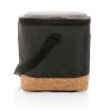 Impact AWARE™ XL RPET two tone cooler bag with cork detail