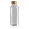 RCS RPET bottle with bamboo lid
