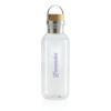 RCS RPET bottle with bamboo lid and handle