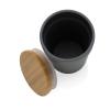 GRS certified recycled PP mug with bamboo lid