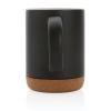 Ceramic mug with cork base 280ml