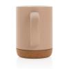 Ceramic mug with cork base 280ml