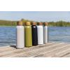 Wood RCS certified recycled stainless steel vacuum bottle