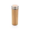 Leak proof bamboo vacuum bottle
