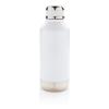 Leak proof vacuum bottle with logo plate