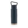 Leakproof vacuum on-the-go bottle with handle