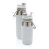 Vacuum stainless steel dual function lid bottle 1L