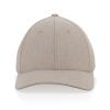 Milo AWARE™ recycled heather 6 panel cap 200gr