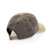 BEAU AWARE™ Washed 6 panel 270gsm cotton twill two tone cap