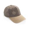 BEAU AWARE™ Washed 6 panel 270gsm cotton twill two tone cap